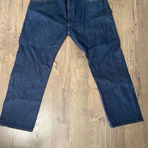 Levis Men's Dark Blue Jeans